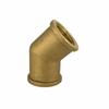 Brass 45 Degree Elbow, 3/4 Inch Threaded Fitting, Plumbing Angle