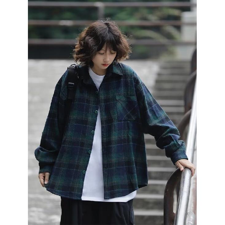 2024 Letter Long Sleeve Shirt Japanese Hong Kong Style Ins Loose Shirt Boys Summer Trendy Versatile Casual Coat