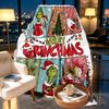 The Grinch Print Blanket - Soft & Comfortable, for Bedroom, Travel, Sofa, Home Decoration - Birthday Christmas Gift for Friend