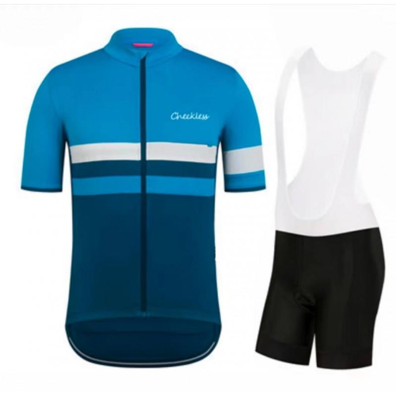 Men Women Cycling Jersey Set Short Sleeve Quick Dry Breathable Bike Riding Outfit Sports Apparel