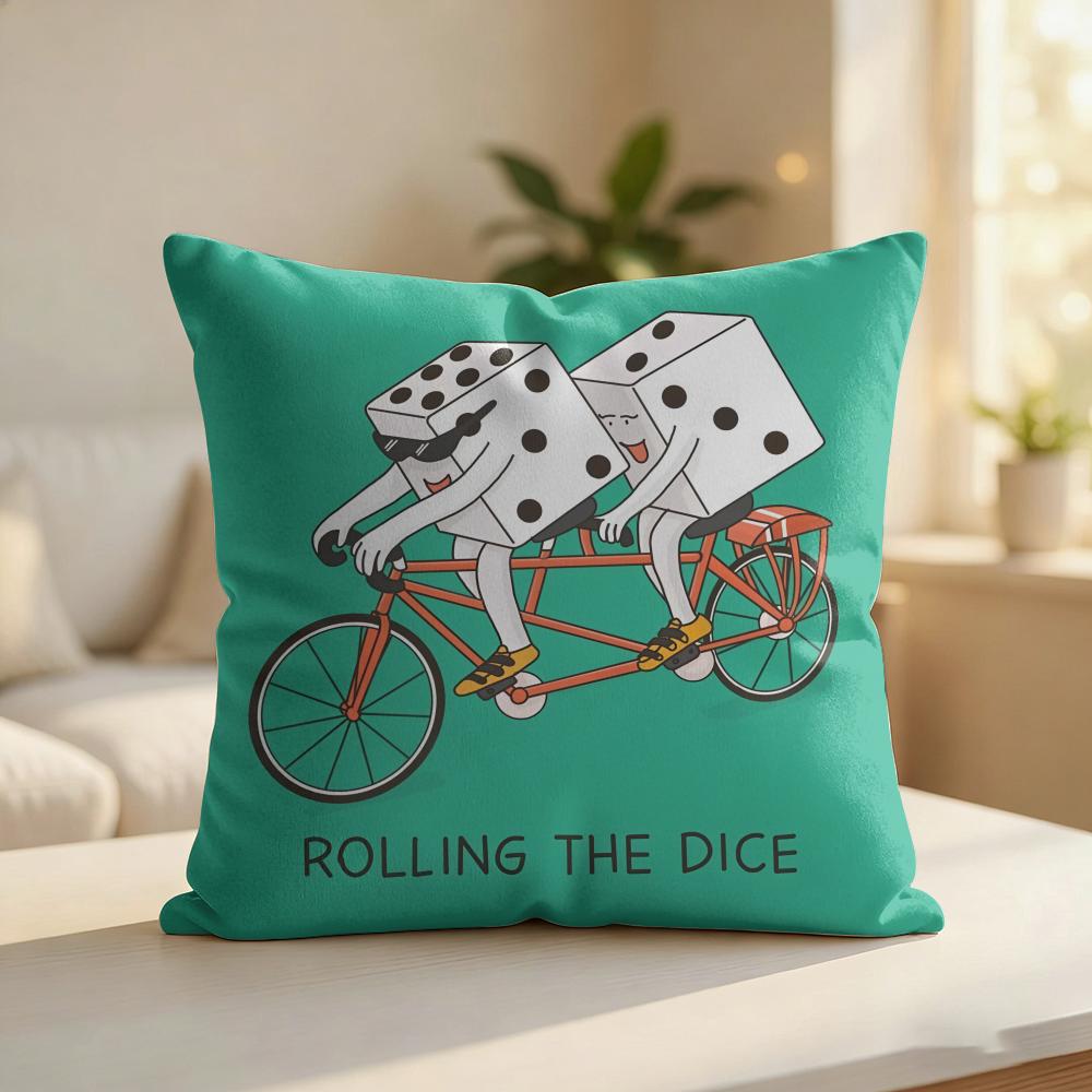 Funny Fancy Abstract Ins Art Cushion Cover Silky Short Plush Invisible Zipper Dustproof Sofa Pillow Case For Home Decor