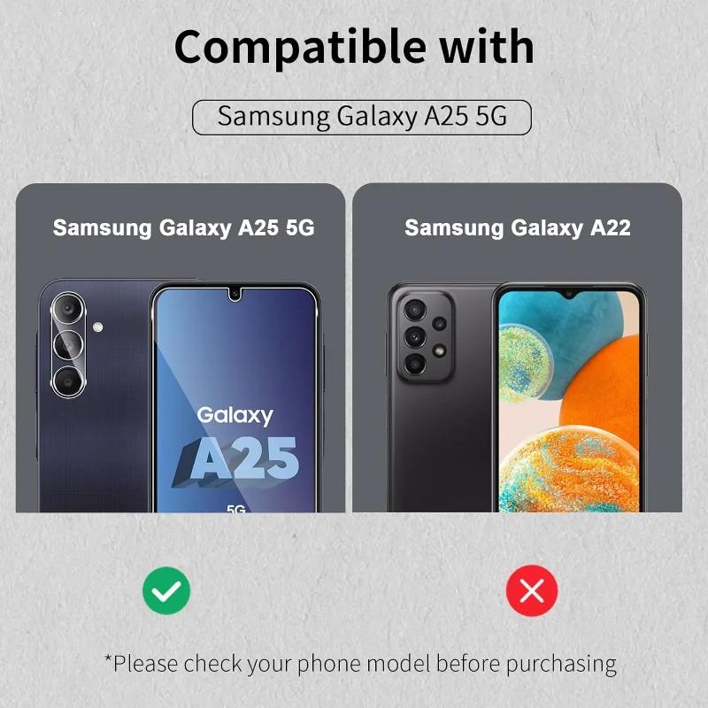 9H Защитное стекло для экрана Samsung Galaxy A25 5G 4 шт. HD закаленное стекло пленка
