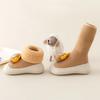 Newborn Baby Toddler Shoes Spring and Autumn Moving Season Cartoon Fleece Thickened Indoor Non-slip Soft Sole Indoor Floor Shoes