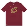 Коллаборация НБА Футболка Cleveland Cavaliers Dri-Fit Классический принт с логотипом команды Быстросохнущая Круглый вырез Короткий рукав Детские топы Красный 3Z2B711E1-CAV