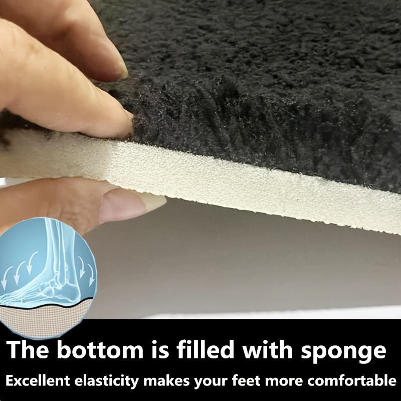 Премиум утолщенный супер мягкий коврик для ванной плюшевый впитывающий нескользящий коврик для ванной комнаты устойчивый к выцветанию удобный ковер, аксессуары для ванной комнаты