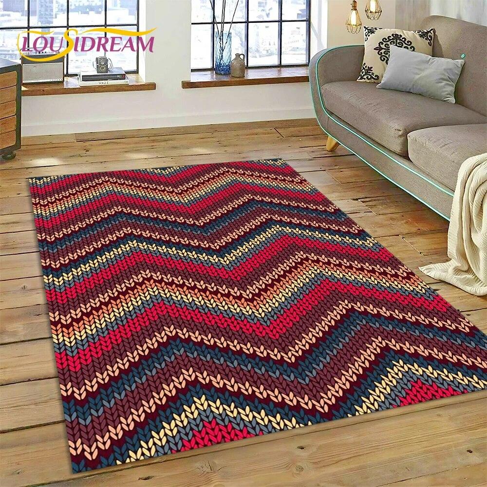 Classics Bohemia Nordic Turkish Celts Carpet Rug for Home Living Room Bedroom Sofa Doormat Decor,kid Area Rug Non-slip Floor Mat