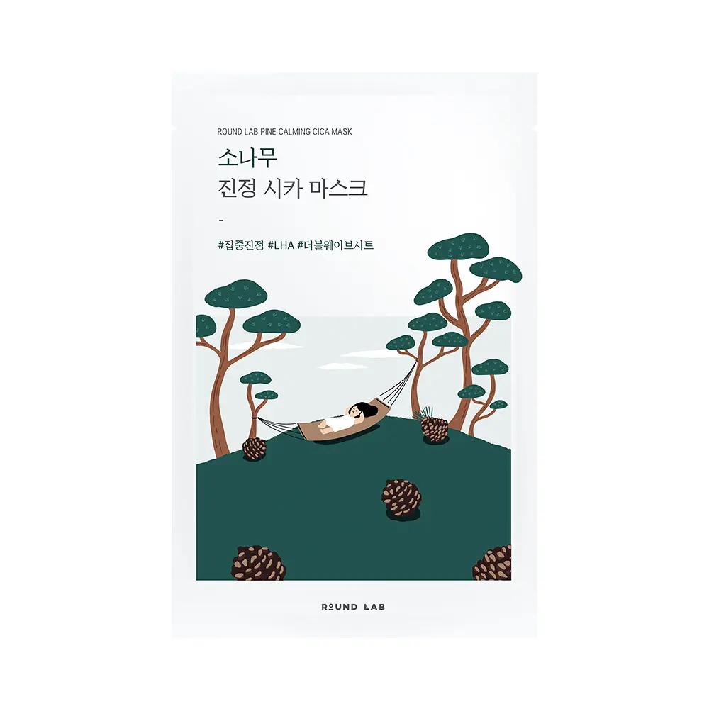 Round Lab Pine Calming Cica Mask 20 Sheets (+1 Free)