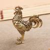 Chicken Statue Antique Ornament Collectable Gift Retro Decoration Animal Sculpture Feng Shui Decor