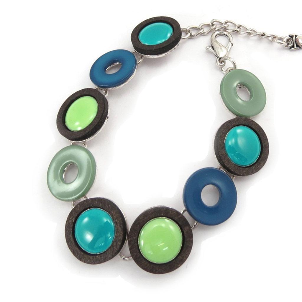 NOA [K0203] - Зеленый дизайнерский браслет «Бора-Бора»