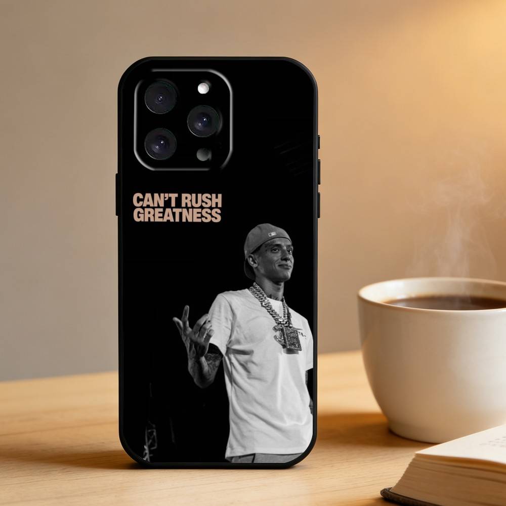 Чехол для телефона с изображением рэпера из Великобритании Central C-Cee Для iPhone 17 16 15 14 13 12 Max Plus Силиконовый Черный Чехол