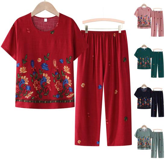 1 комплект, популярный эластичный пояс с короткими рукавами, дышащий тонкий комплект одежды для сна с короткими рукавами для дома, комплект одежды для сна