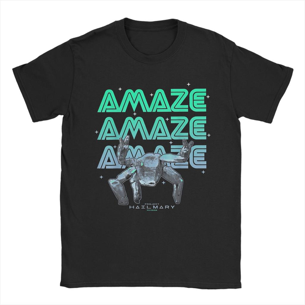 New Arrival Project Hail Mary SciFi Movie T Shirt for Unisex Women  100 Cotton Tshirts Short Sleeve Tops