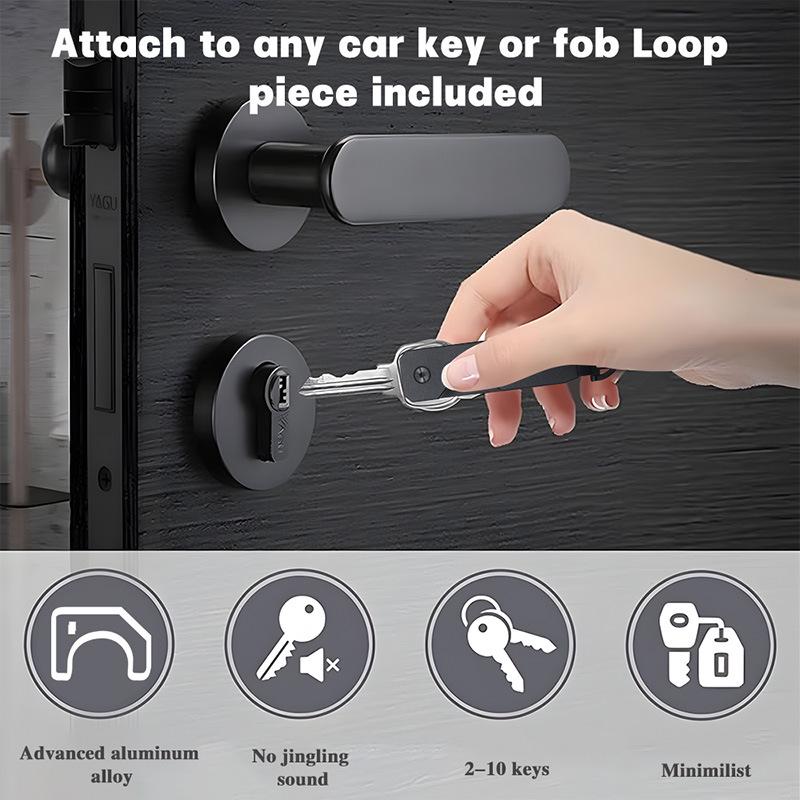 Aluminum Alloy Multi-Functional Key Organizer Clip