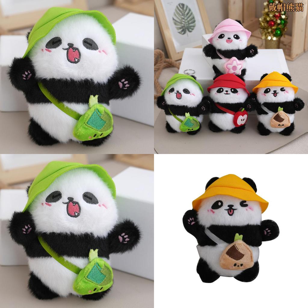 Очаровательный Милый Плюшевый Брелок-Кукла Панда Мягкая Мягкая Игрушка Подвеска для Рюкзака