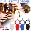Открывалка для бутылок, многофункциональная открывалка для бутылок, брелок для консервных банок, открывалка для бутылок с пивом и напитками