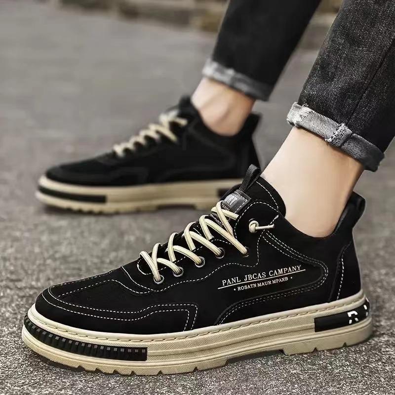 Fashion Men's Casual Sneakers SpringAutumn Breathable Wear Resistant Outdoor Platform Sneaker Non-slip Comfortable Loafers Walking Flats