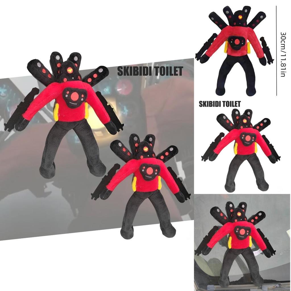 Skibidi Toilet Plush Toy Funny And Super Soft 30cm Height