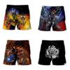 Retro Vintage Ghost Horror Skull Skeleton Gothic Boxing Muay Thai Kickboxing Shorts 3D Print Training Unisex Men Women Fitness Gym Sport Workout