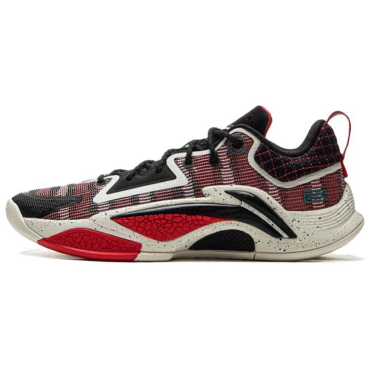 Li Ning Нескользящие, износостойкие, с поддержкой, с хорошим отскоком, низкие, для уличного баскетбола, мужские, цвет cinnabar, ABFV003-7