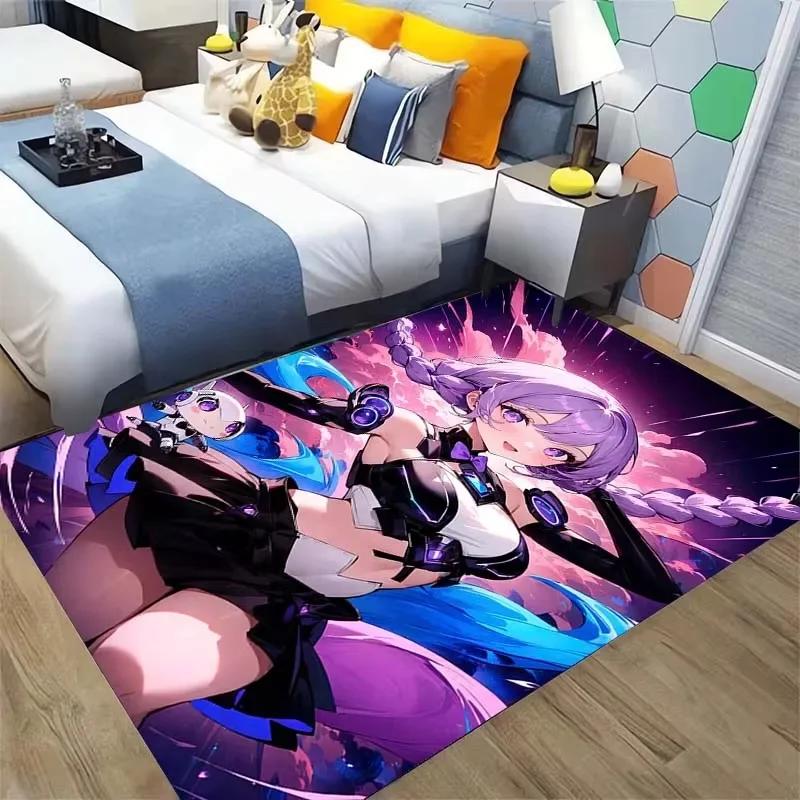 Japanese Anime Sexy Goddess Printed Carpet Game Otaku Anime HD Rug for Living Room Bedroom Deco Study Porch Bedside Non-slip Mat