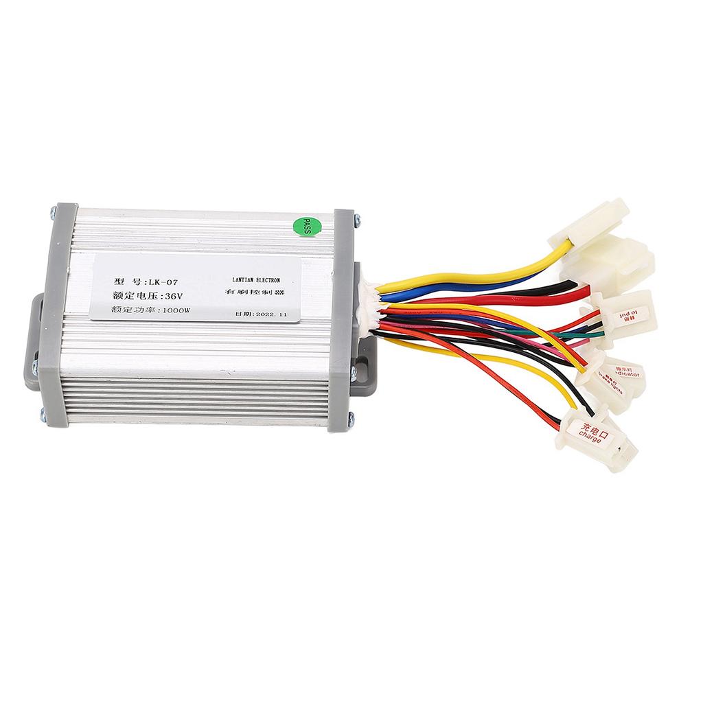 36V 1000W Brushed Controller and Foot Throttle Pedal Assembly Electric Bicycle Tricycle Scooter Speed Control