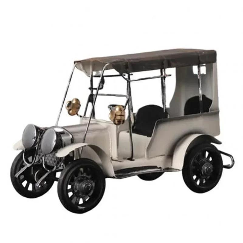 Украшение дома Креативные поделки Винтажный Ностальгический Жестяной Лист Модель Антикварного Автомобиля Настольное Железное Искусство Винтажные Аксессуары для Домашнего Декора