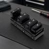 Window Control Assembly for Worn Button Repair, ABS Housing, Lock Control Layout, 1 Original-Position Replacement Unit for 2019 Service