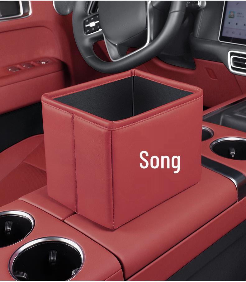 Multifunctional Car Storage & Folding Trash Bin for BYD Song PLUS/L/PRO/EV