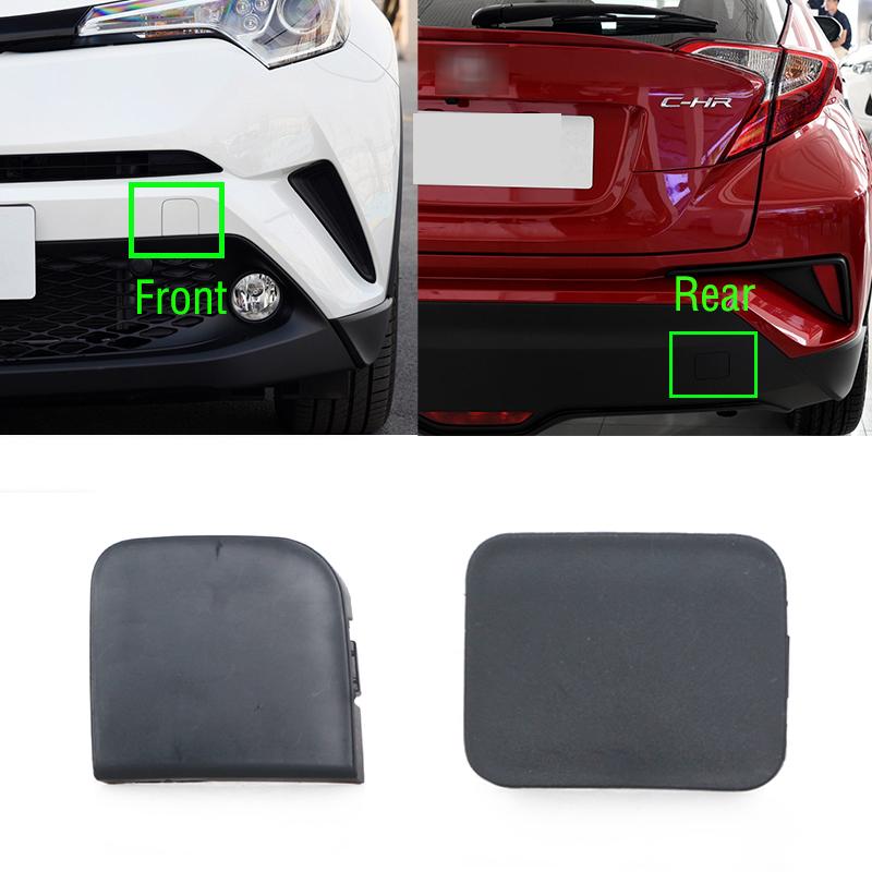 For Toyota C-HR CHR 2016 2017 2018 Car Front Rear Bumper Tow Hook Cover Trailer Hauling Eye Cap