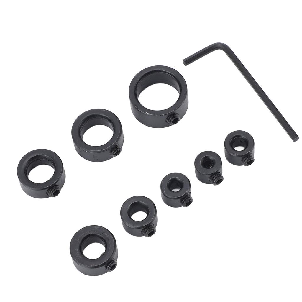 8 шт. кольцо-ограничитель глубины сверла от 3 до 16 мм из углеродистой стали для сверления по дереву