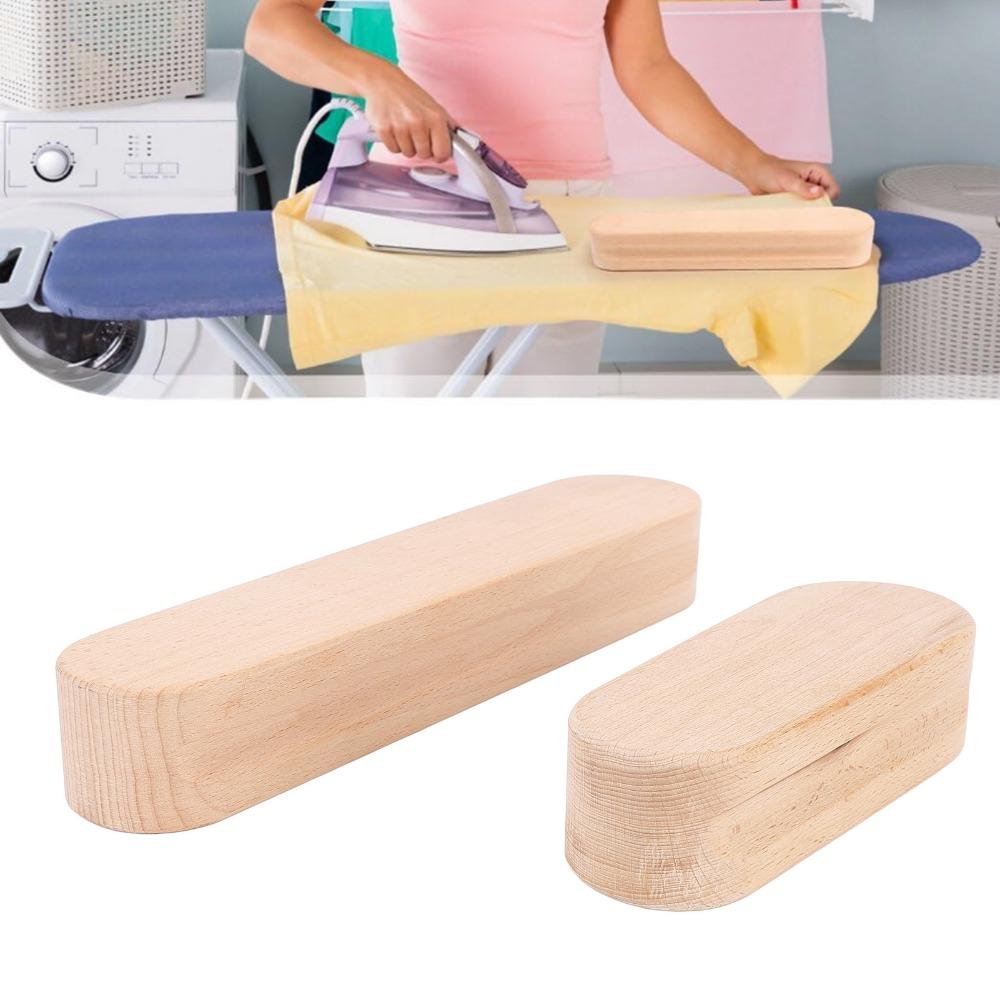 2Pcs Double side grooved Sewing Press Block Solid heavy wood Quilting Tool Quilt quilting work