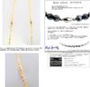 Royal Jewelry Платина 850 Золото 18 карат Зеркальное Кольцо 14кгф Цепь Длинное Ожерелье 85см [ROYAL JEWELRY] (ПТ850)