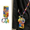 The Cute Crossbody Building Block Lanyard Is Suitable for The IPhone 16Promax Phone Case IPhone15 New Models 13 14 12 X