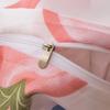 3PC персиковый кролик пододеяльник милый кролик свежие персики 1 пододеяльник 2 наволочки приятный для кожи 100% полиэстер удобное постельное белье