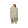 Fear of God Essentials Флокированный логотип, с длинным рукавом, флисовая толстовка-пуловер, мужская толстовка, меланжево-зеленая, FOG-SS22-254