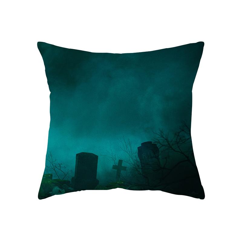 Ужас Хэллоуин Тема Ужас Тыква Волшебник Принт Шаблон Чехлы для подушек Главная Гостиная Диван Украшение Подушка Наволочка