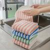 10/40PCS Super Absorbent Dishcloths Coral Fleece Cleaning Cloths Thickened Kitchen Washing Dish Rags Glass Windows Wipe Towels