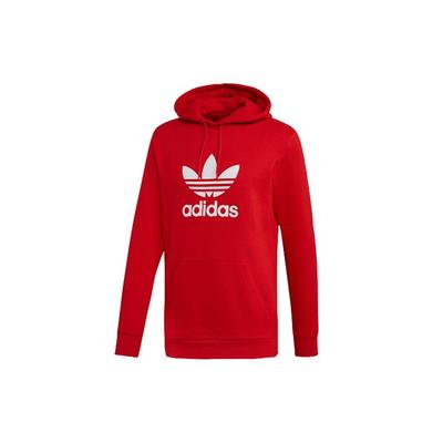 adidas Мужская толстовка с капюшоном Originals Trefoil, красная EJ9680