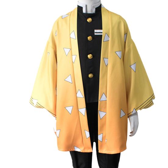 Костюм Demon Slayer с цифровым принтом, косплей, японское аниме, свободное кимоно, накидка для детей