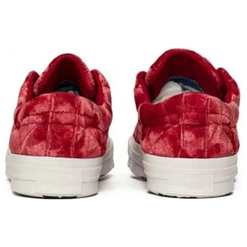 Golf Le Fleur x Converse One Star OX Модные Удобные Низкие Эспадрильи Унисекс Красные