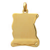 [H6269] - Позолоченный кулон «Пергамент» - 15x20 мм