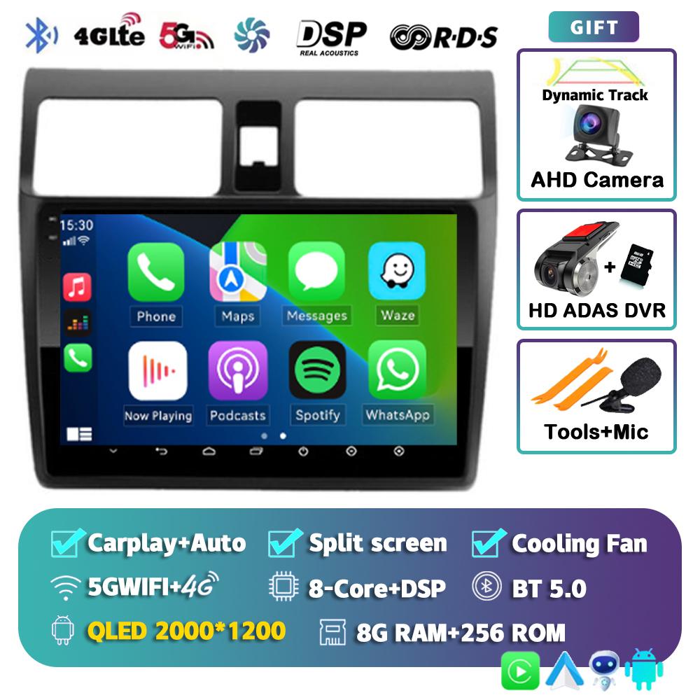 Android 14 Carplay Auto For Suzuki Swift 2003-2010 2 Din Car Radio Multimidia Video Player GPS Navigation Stereo Head Unit Audio