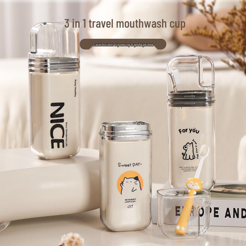 Портативный дорожный стакан для зубной щетки и зубной пасты для семьи и детей