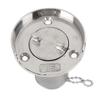 1.5in Boat Deck Filler with Cap Fill Gas Fuel Diesel Stainless Steel for Marine Yachts Caravans RVs Trucks Trailers