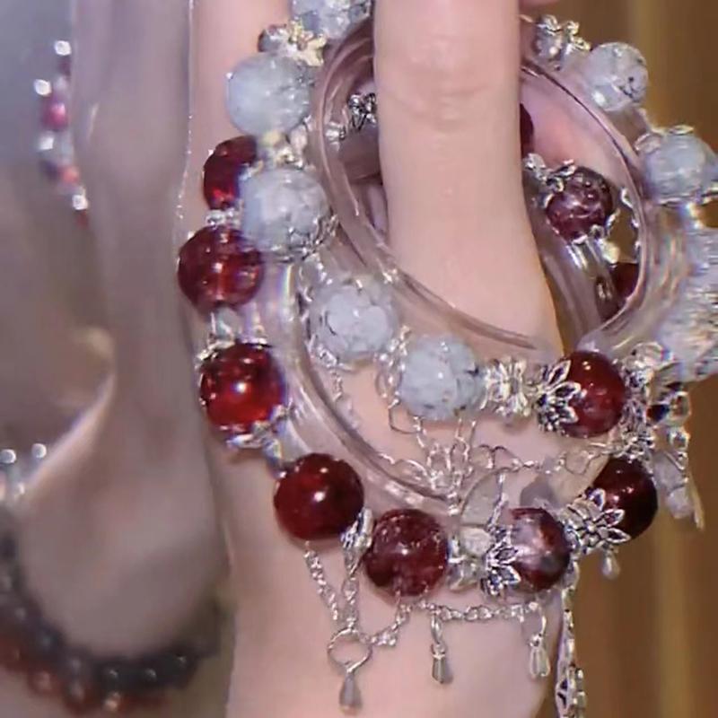 Аниме Tian Guan Ci Fu Браслет Xie Lian Heaven's Official'S Blessing Beads Chain Butterfly Подвеска Браслет Косплей Ювелирные изделия Подарок