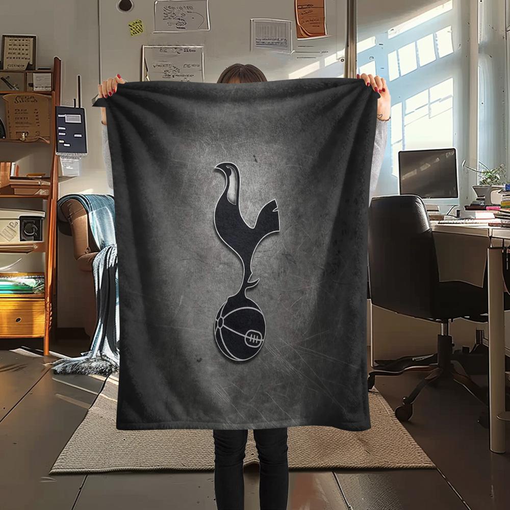 Tottenham Hotspur Football Club Flannel Blanket, High quality Comfortable for All Seasons, Home Decor, Warmth and Comfort
