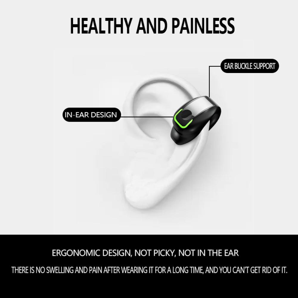 GD28 одноушные TWS-наушники с клипсой BT5.3, легкие деловые спортивные игровые наушники с микрофоном и шумоподавлением