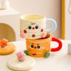 Креативная милая кукольная керамическая кружка, чашка для воды, подарок, парная чашка, кофейная чашка, чашка для молока, чашка для завтрака