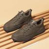 Модные брендовые мужские туфли из натуральной кожи, мужская повседневная обувь на толстой подошве, мужские туфли-оксфорды на шнуровке, универсальные мужские кроссовки