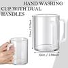Large Capacity Netilat Yadayim Cup Thickened Acrylic Wash Cup New Mouthwash Cup  Hand Washing